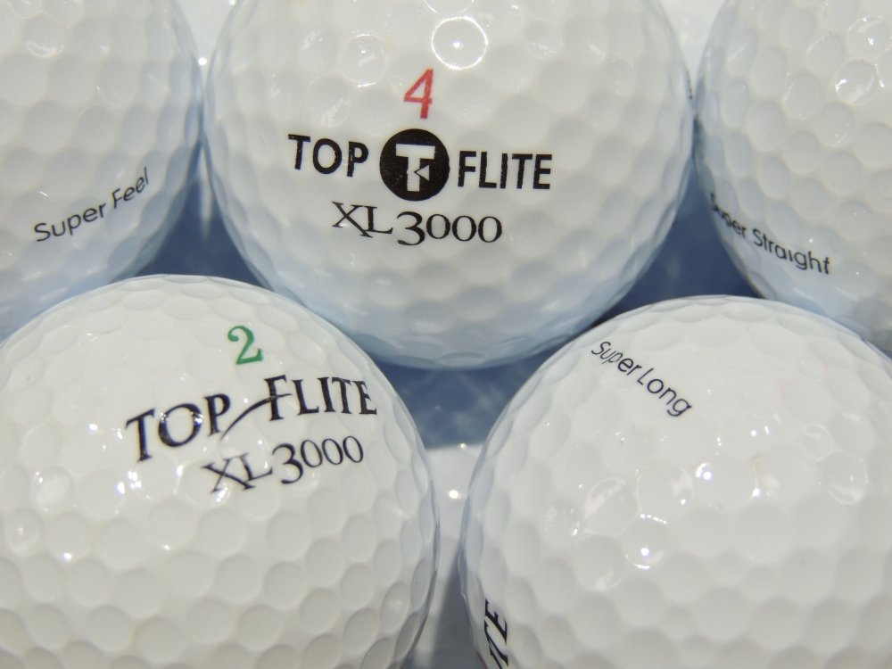 25 TOP FLITE XL 3000 GOLF BALLS ALL PEARL LAKE BALLS NO PEN MARKS