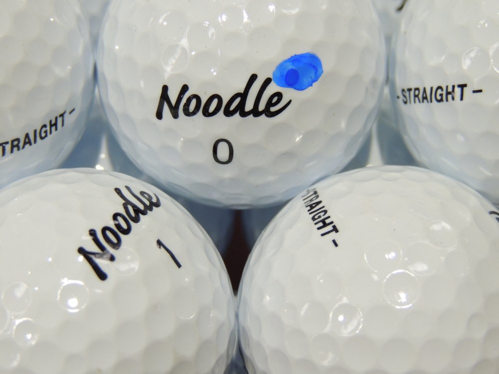 25 TAYLOR MADE NOODLE STRAIGHT GOLF BALLS PEARL / AAA LAKE BALLS eBay